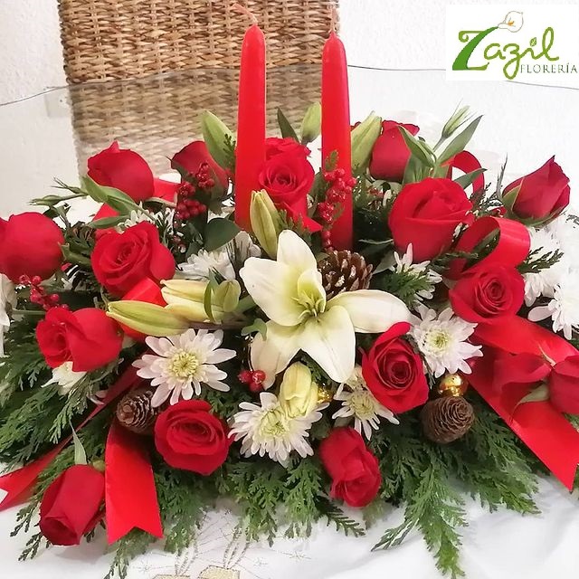 Centro de mesa navideño