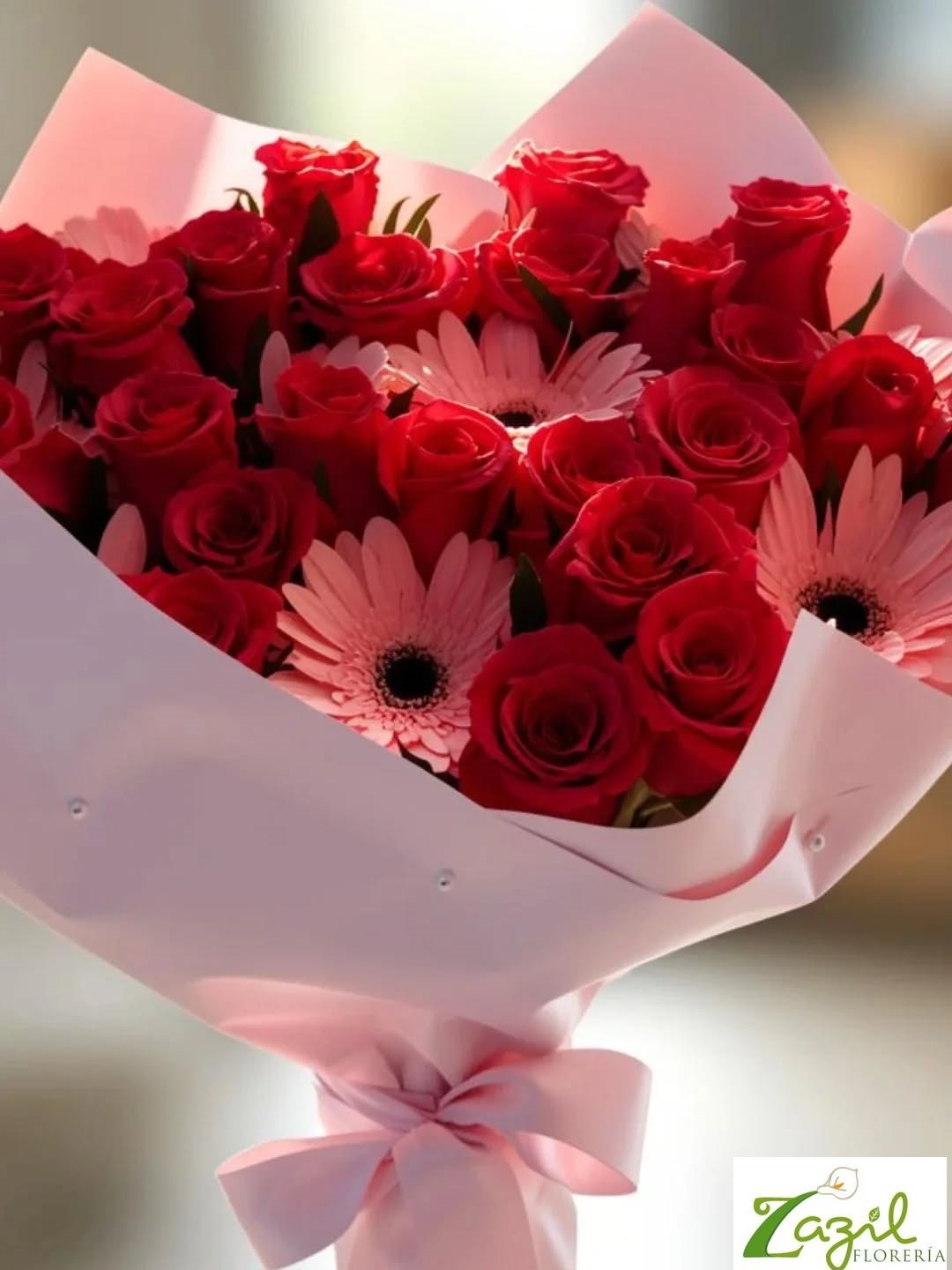 Ramo 198 «Gerberas y rosas»