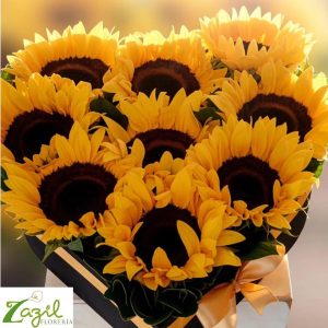 Clave 200 Corazón de girasoles