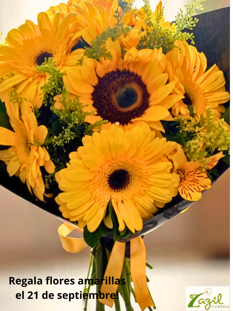 Flores amarillas para el 21 de septiembre